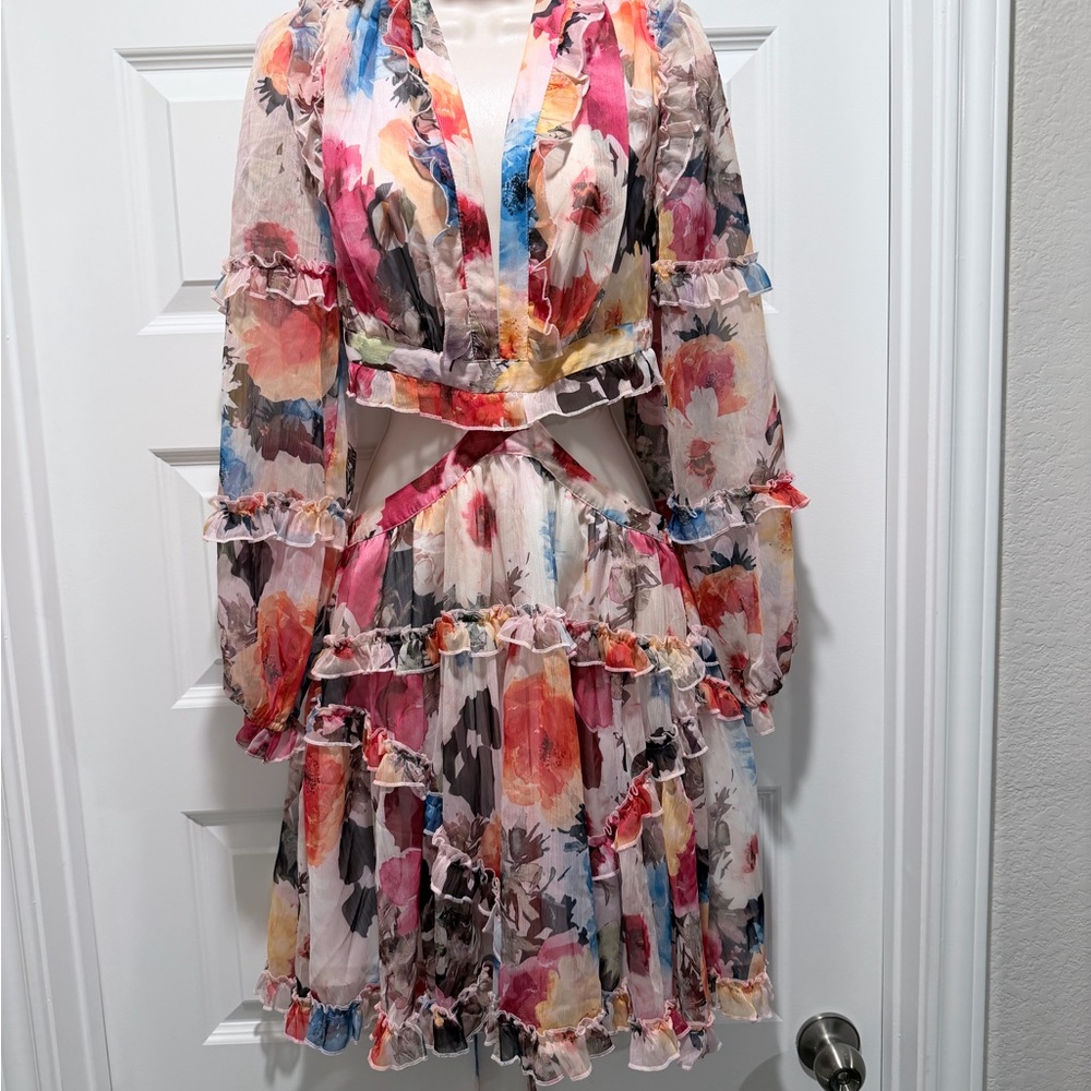 Floral Ruffle Dress